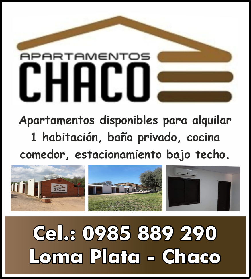 APARTAMENTOS CHACO