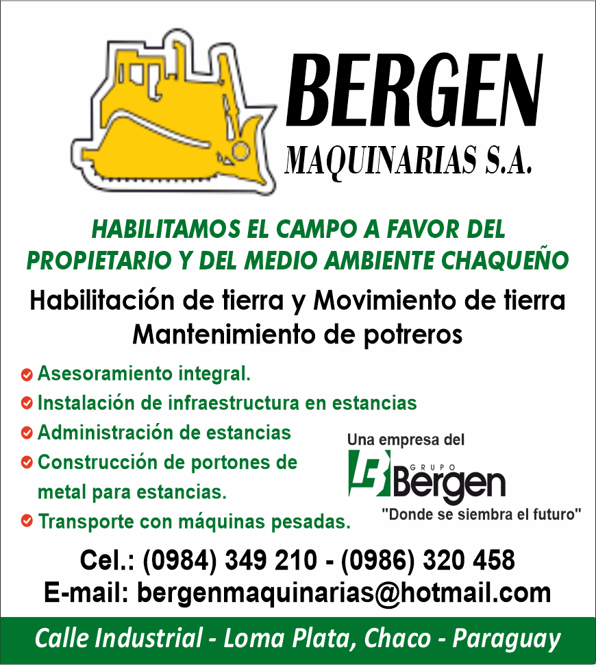 BERGEN MAQUINARIAS