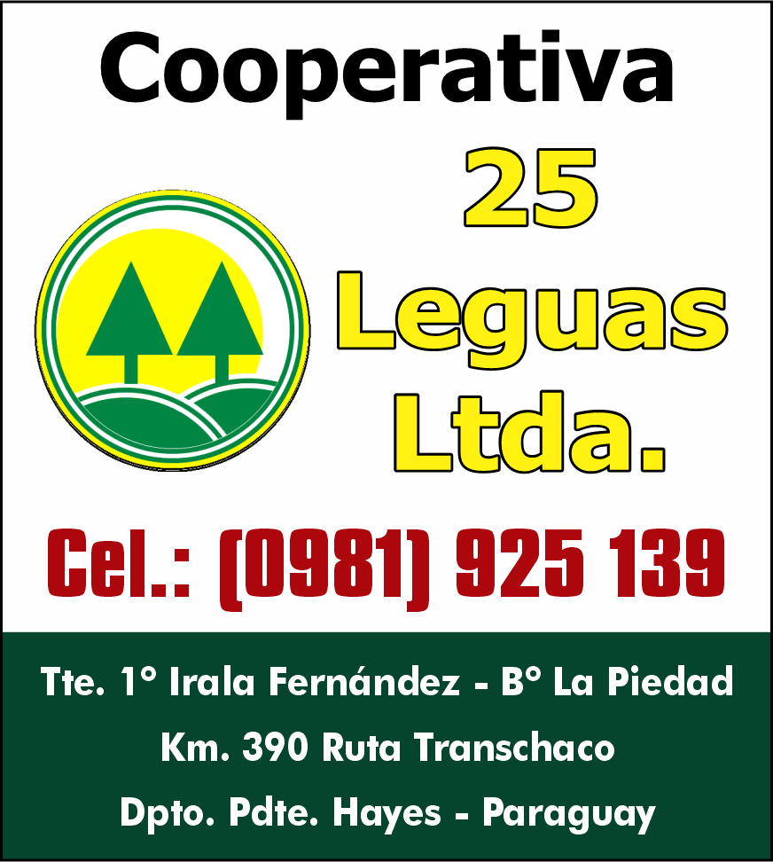 COOPERATIVA 25 LEGUAS LTDA.