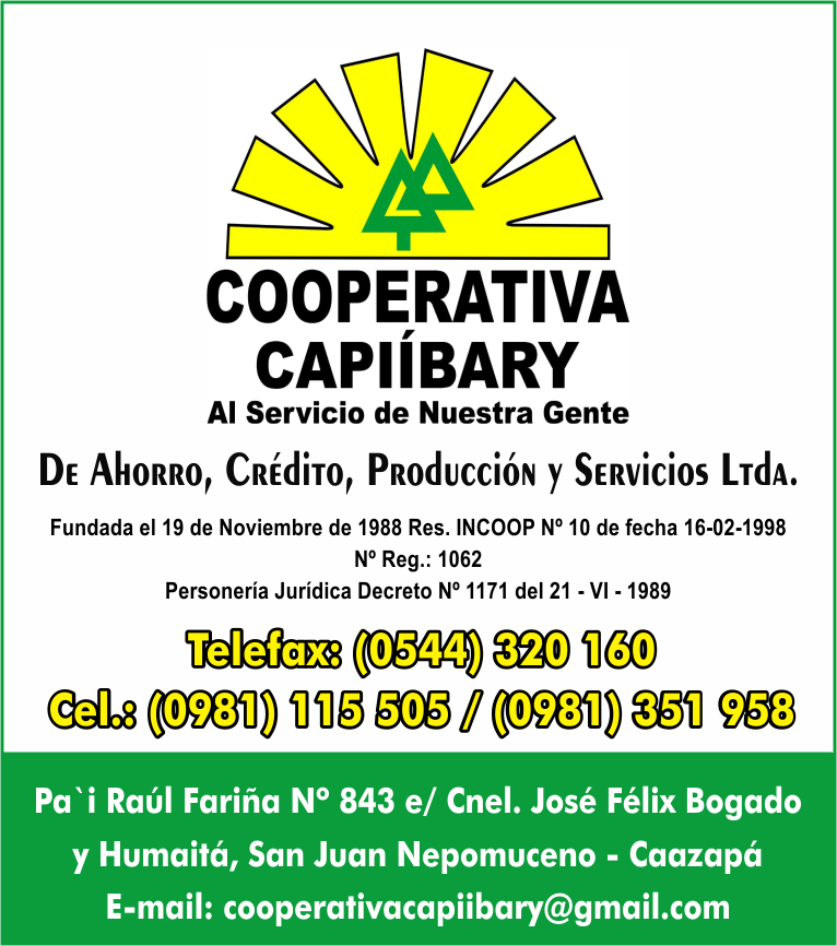 COOPERATIVA CAPIIBARY LTDA.