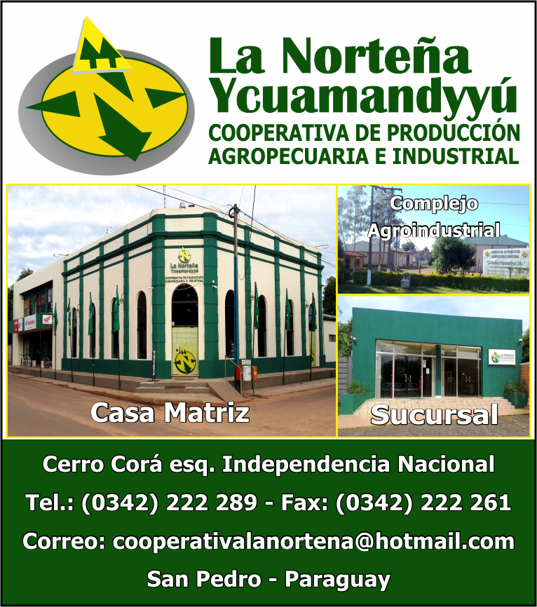 COOPERATIVA LA NORTEÑA YCUAMANDYYÚ LTDA.