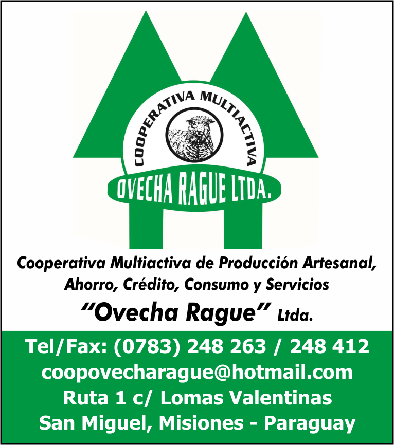 COOPERATIVA OVECHA RAGUE LTDA.