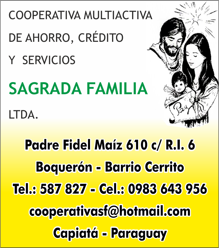 COOPERATIVA SAGRADA FAMILIA LTDA.