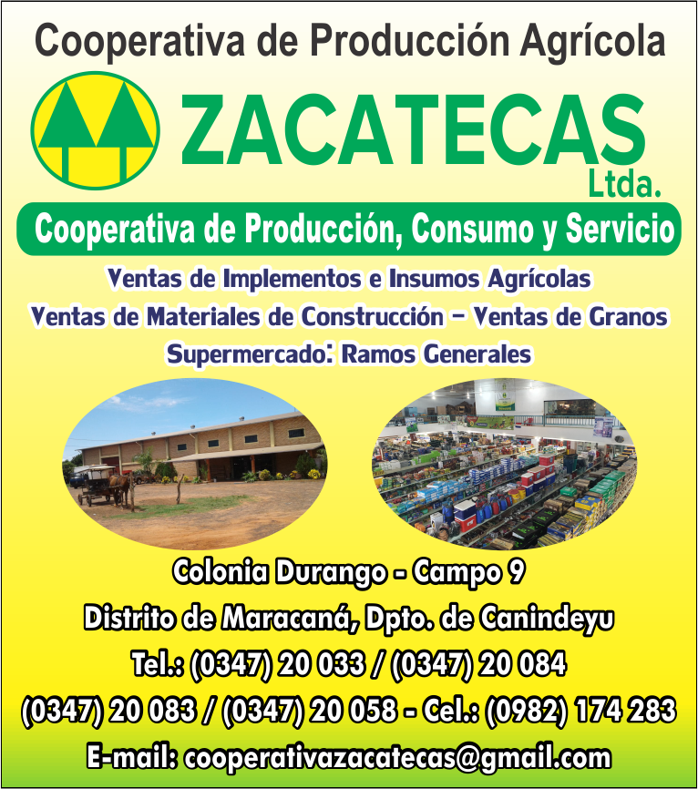 COOPERATIVA ZACATECAS LTDA.