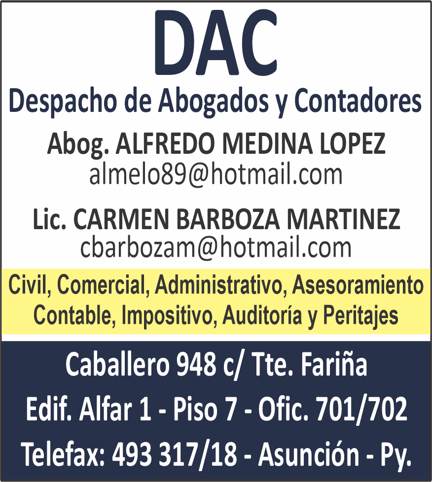 DAC DESPACHO DE ABOGADOS Y CONTADORES