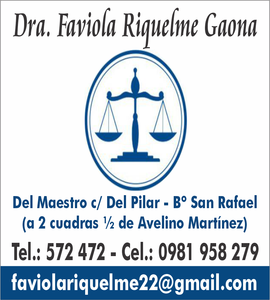 DRA. FAVIOLA RIQUELME GAONA