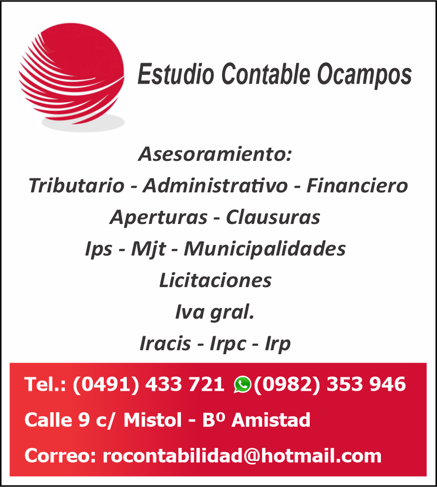 ESTUDIO CONTABLE OCAMPOS