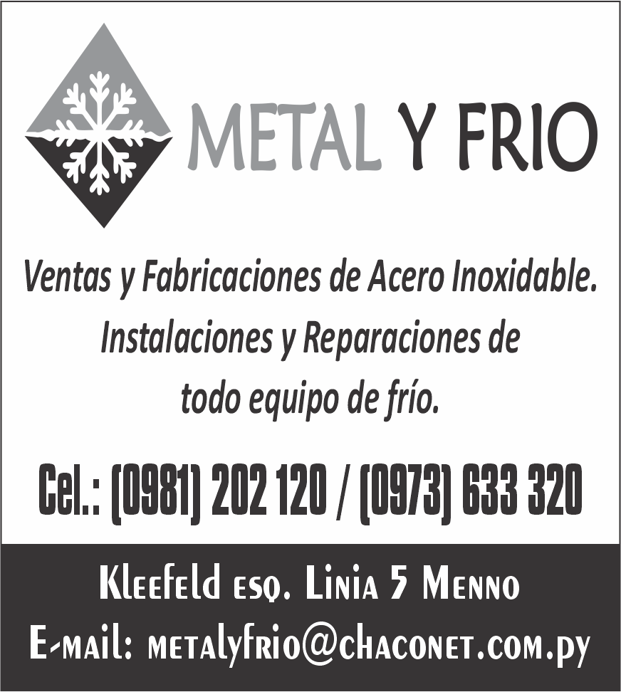 METAL Y FRIO