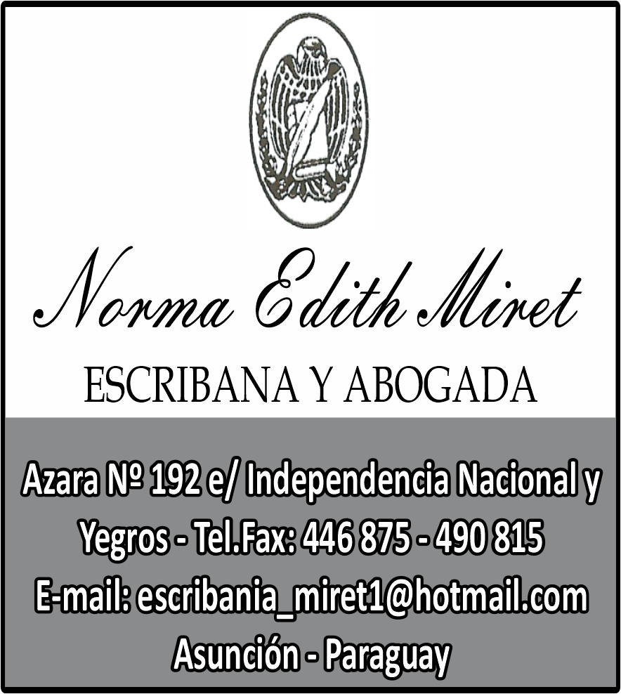 NORMA EDITH MIRET